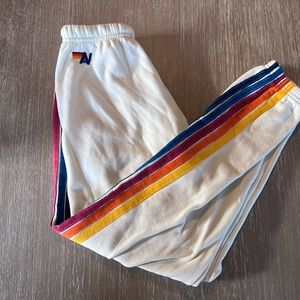 Aviator Nation 5 Stripe Sweatpants size small